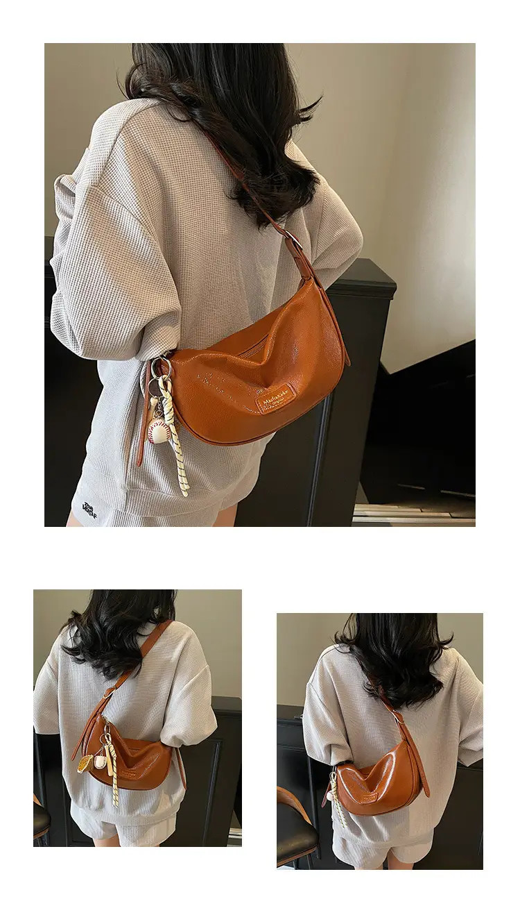 Pink PU Leather Shoulder Bag for Women 2026 — feature 11
