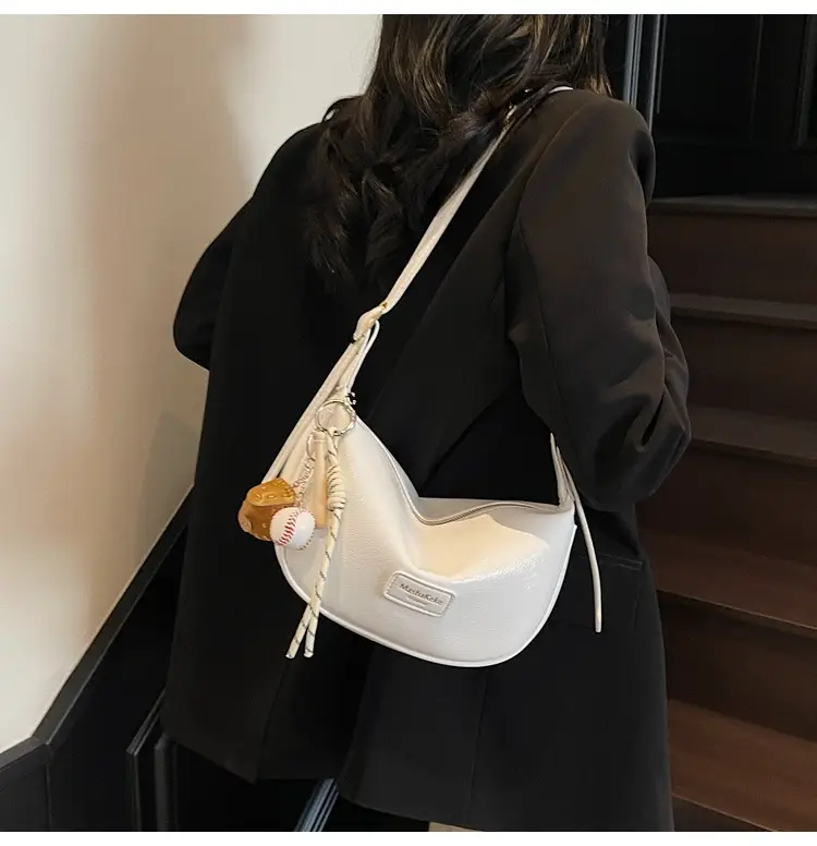 Pink PU Leather Shoulder Bag for Women 2026 — feature 25