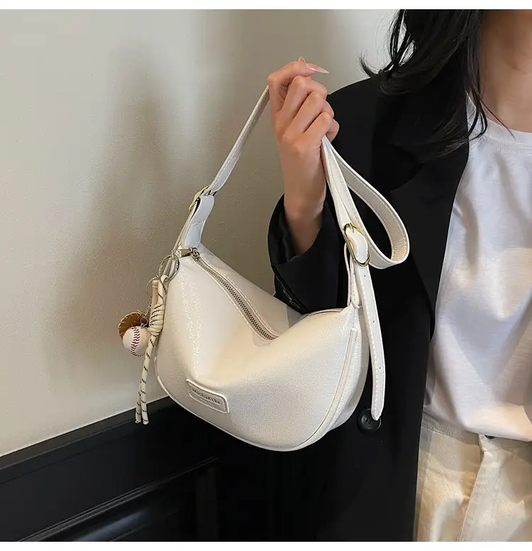 Pink PU Leather Shoulder Bag for Women 2026 — feature 26