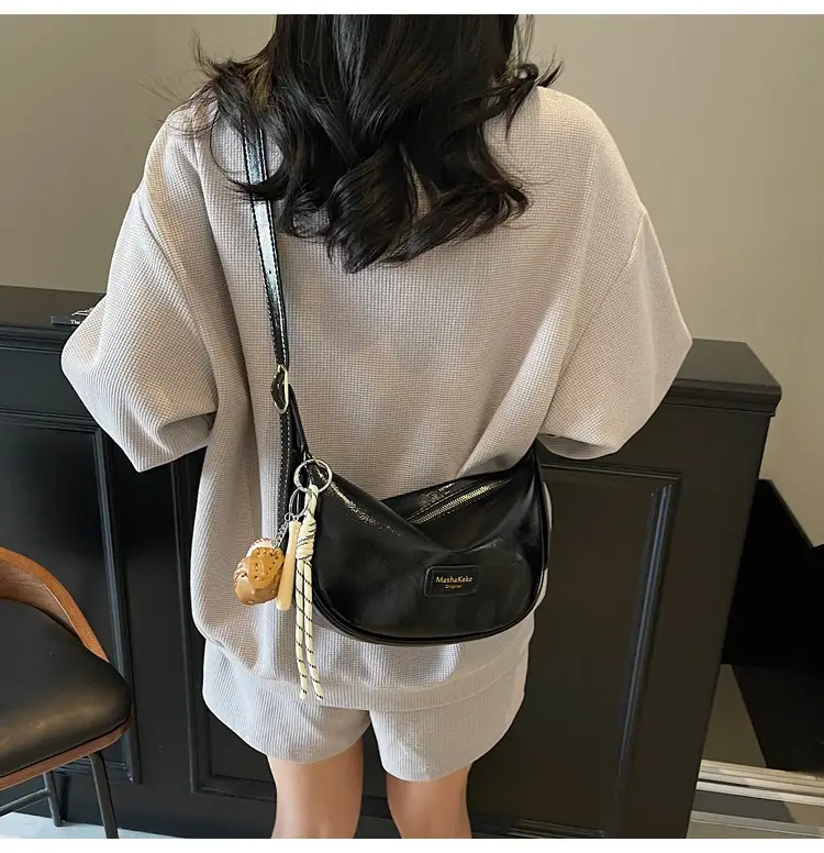 Pink PU Leather Shoulder Bag for Women 2026 — feature 32