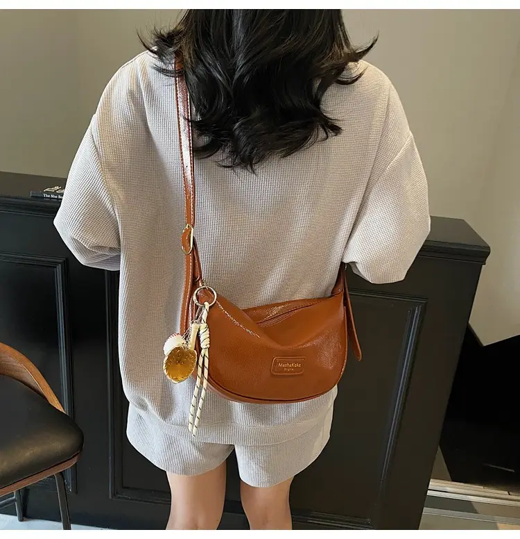 Pink PU Leather Shoulder Bag for Women 2026 — feature 34