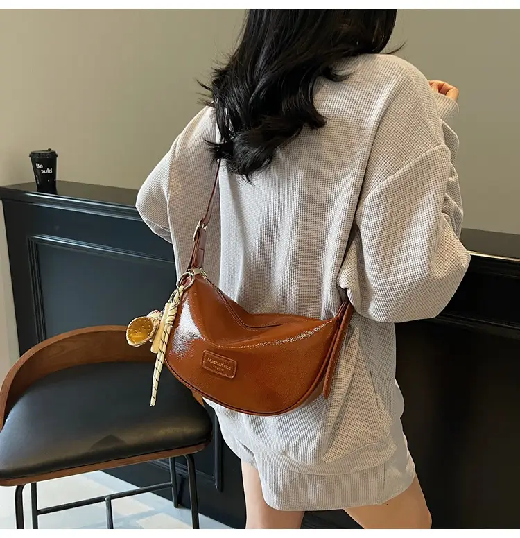 Pink PU Leather Shoulder Bag for Women 2026 — feature 35