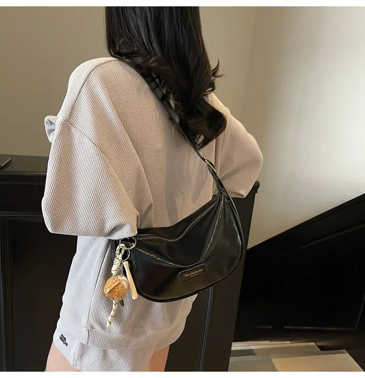 Pink PU Leather Shoulder Bag for Women 2026 — feature 38
