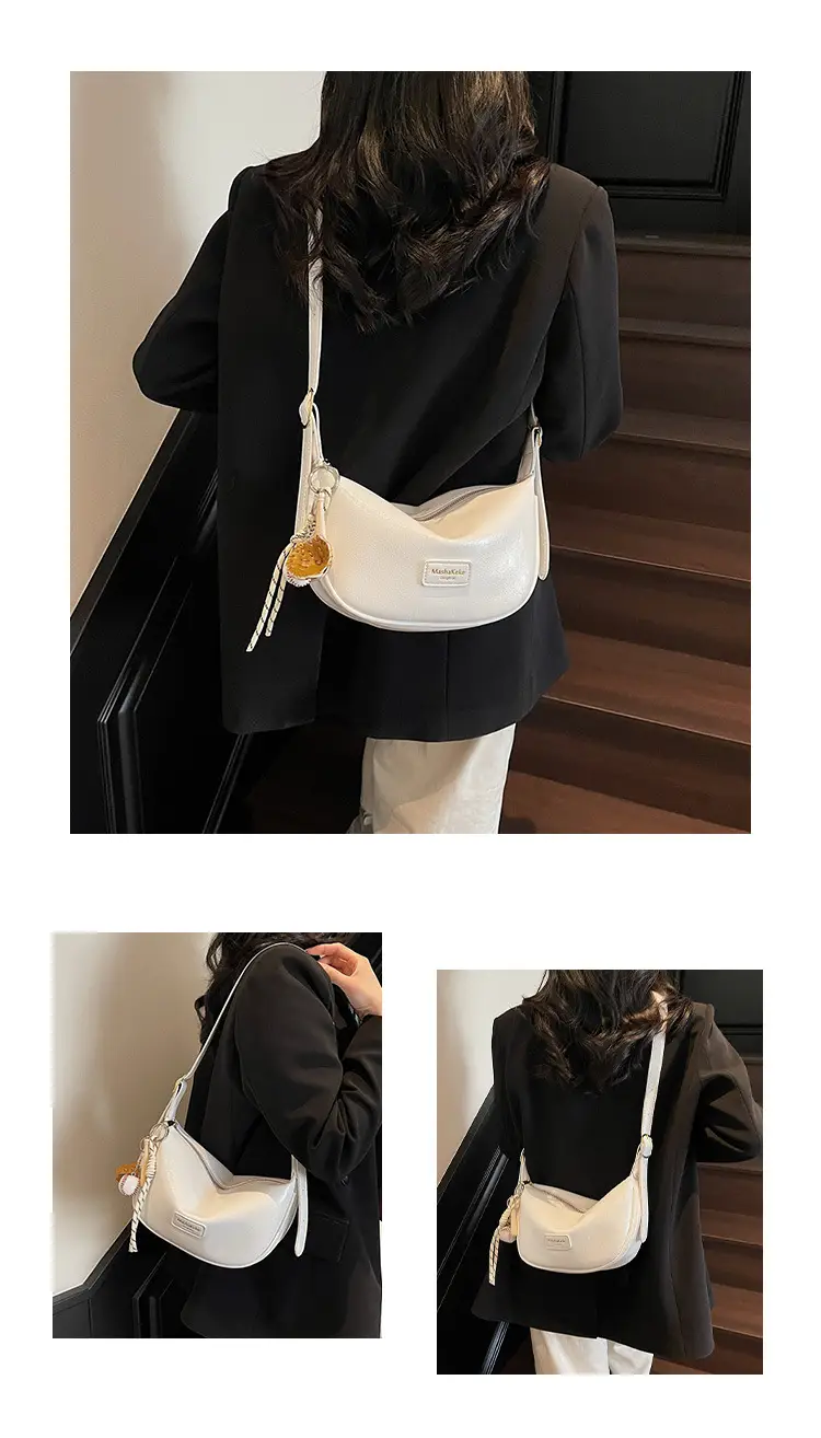 Pink PU Leather Shoulder Bag for Women 2026 — feature 9