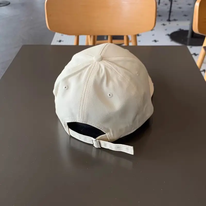 Women's Blue Distressed Cap with Lettered Brim — feature 8