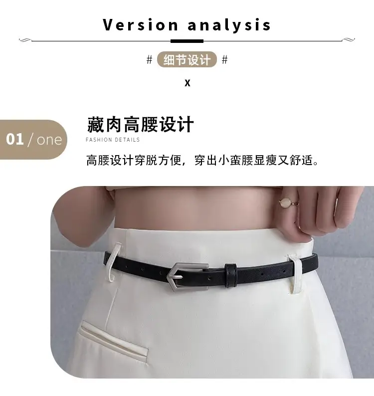 2025 Women's Grey Pleated Belted Shorts Set — feature 9