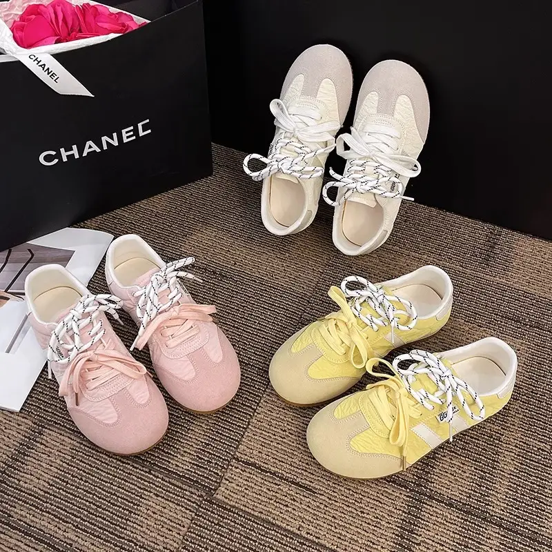Desun Shoes Women's 2025 Spring New Lace-up Shoes Soft Sole Lightweight Casual Sports Shoes Retro Forrest Gump Shoes — feature 6