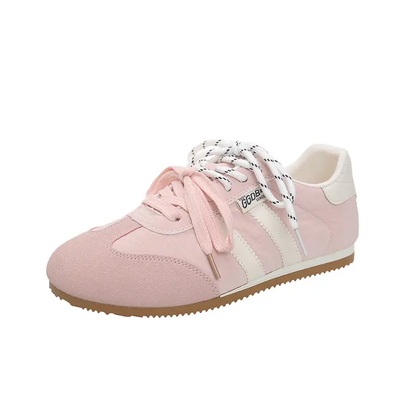 Desun Shoes Women's 2025 Spring New Lace-up Shoes Soft Sole Lightweight Casual Sports Shoes Retro Forrest Gump Shoes - Image 3
