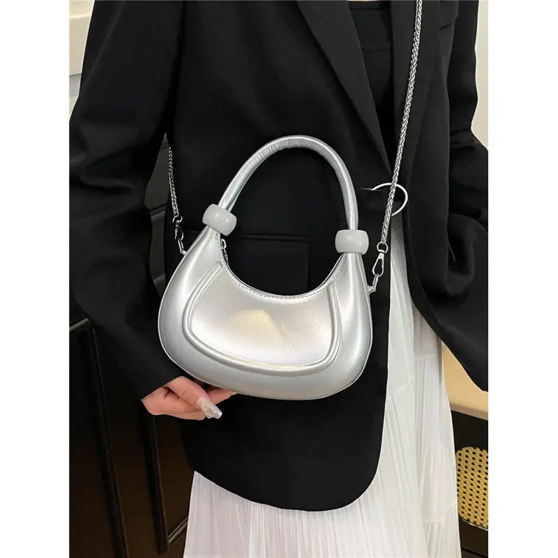Silver Retro Crossbody Bag Women 2025 - Image 9