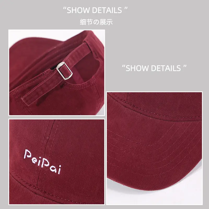 Women White Embroidered Baseball Cap Small Size - Image 12