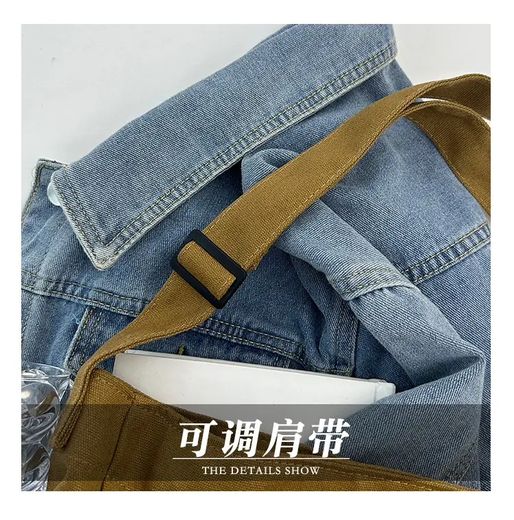 Green Canvas Crossbody Bag for Women Large Capacity 2025 — feature 35