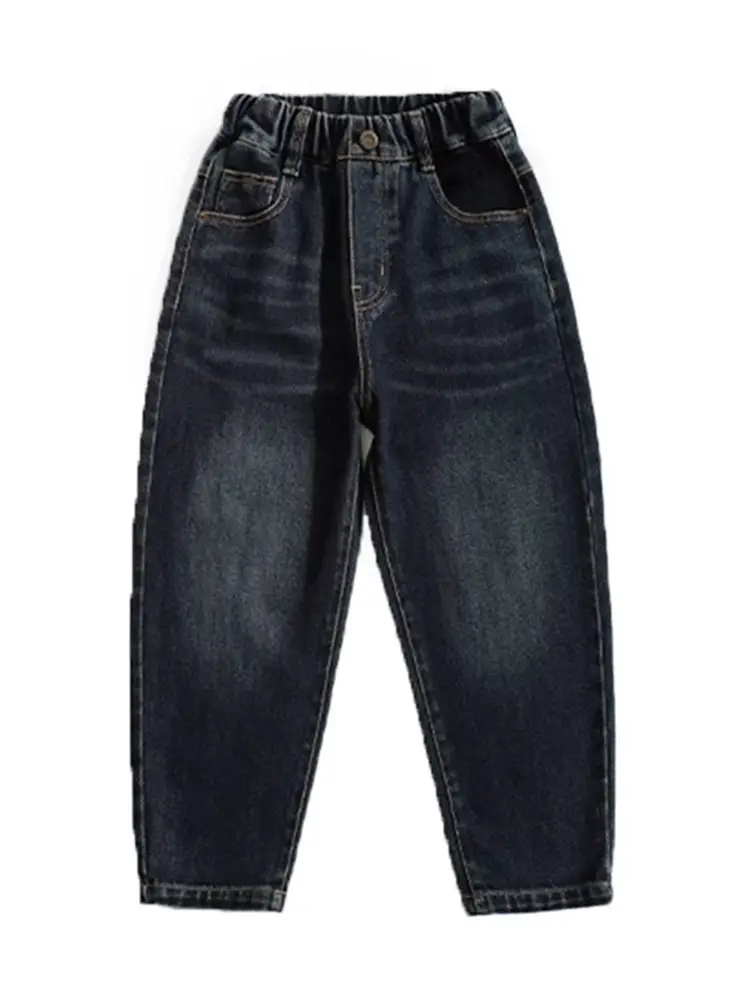Boys Jeans 2025 Jogger Pants Fleece Lined Thickened - Image 7