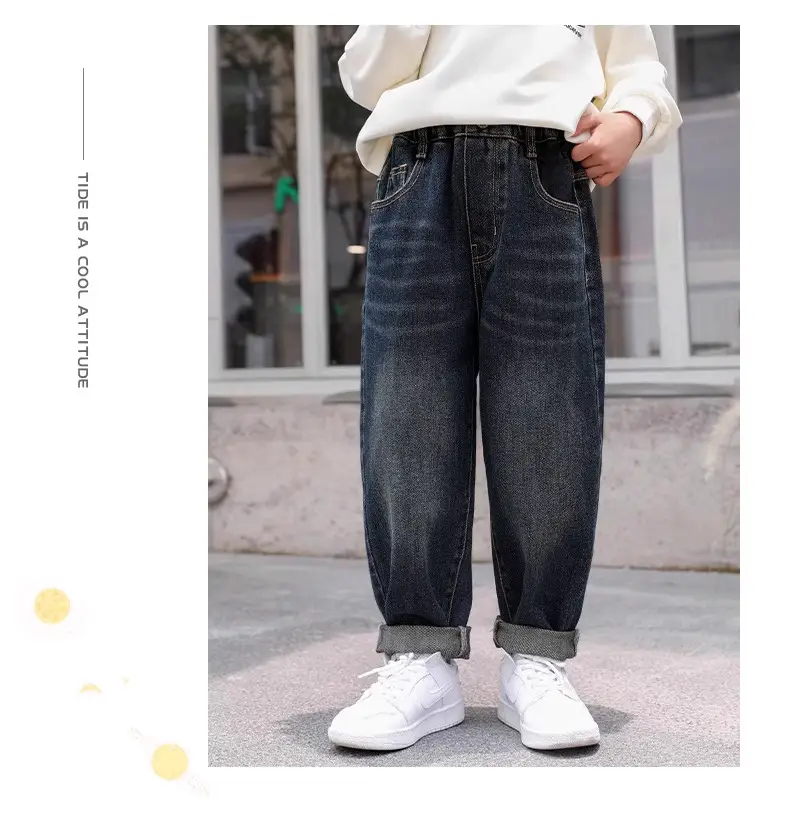 Boys Jeans 2025 Jogger Pants Fleece Lined Thickened โ feature 10