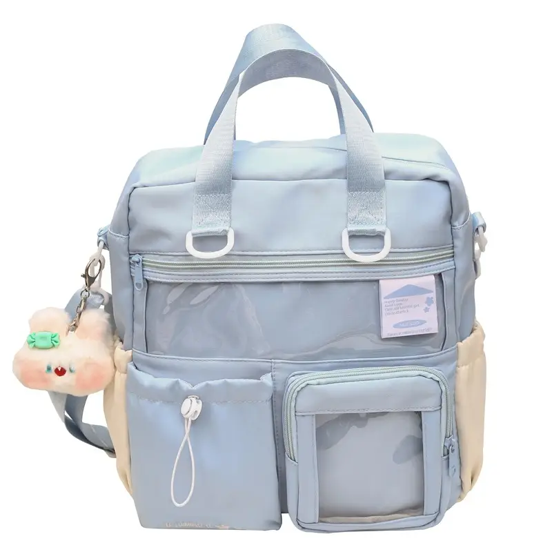 Women's Japanese-style Crossbody Bag with 3 Pockets - Image 3