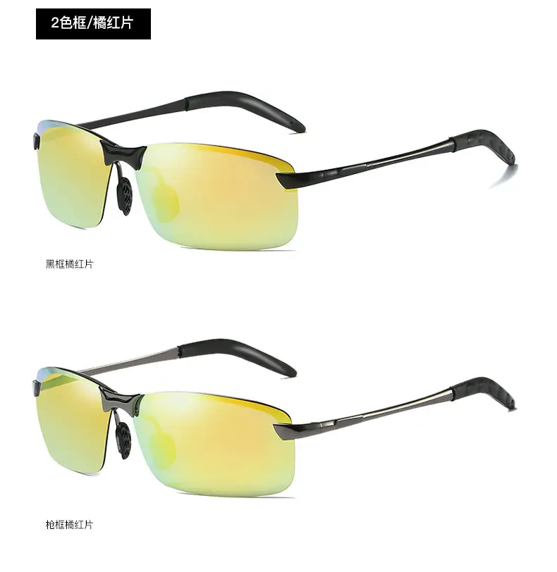 Men Color Changing Polarized Sunglasses Black Blue — feature 16