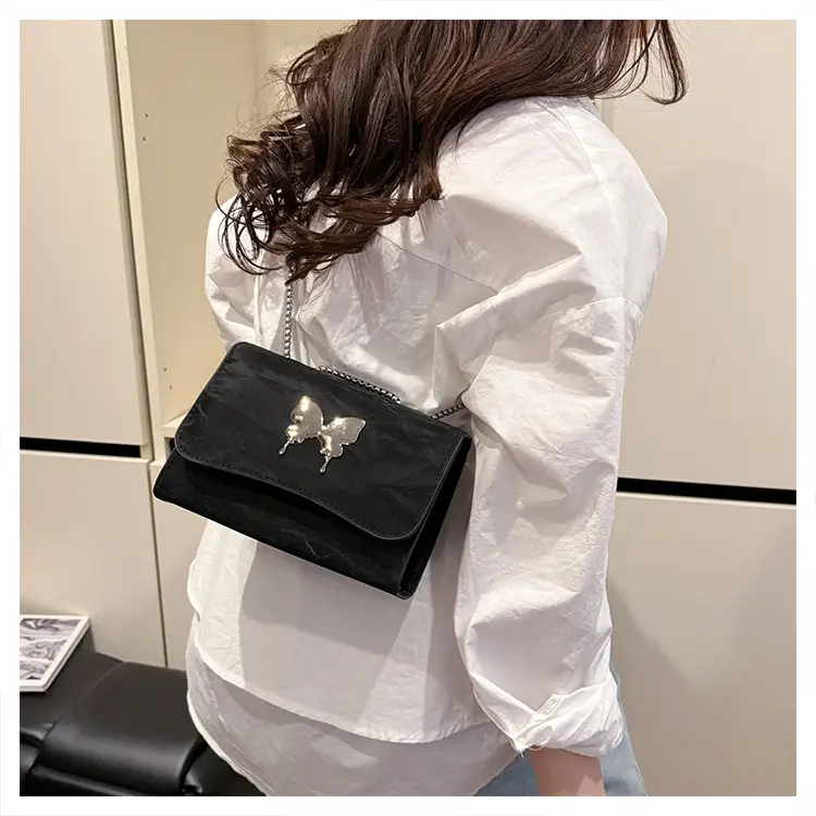 White Butterfly Bow Chain Shoulder Bag for Women — feature 26