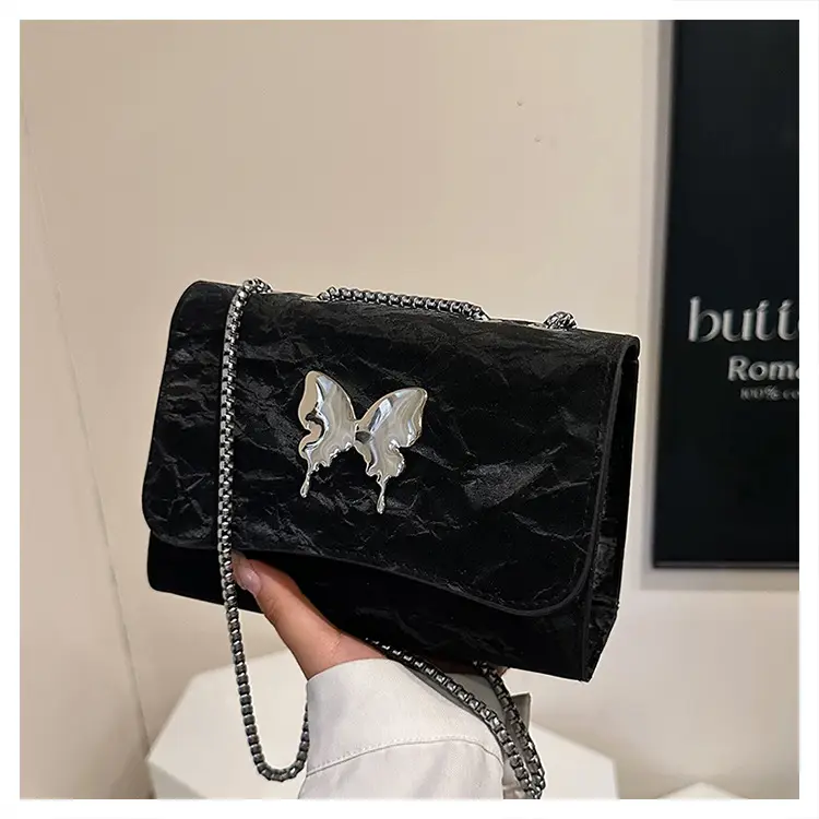 White Butterfly Bow Chain Shoulder Bag for Women — feature 28