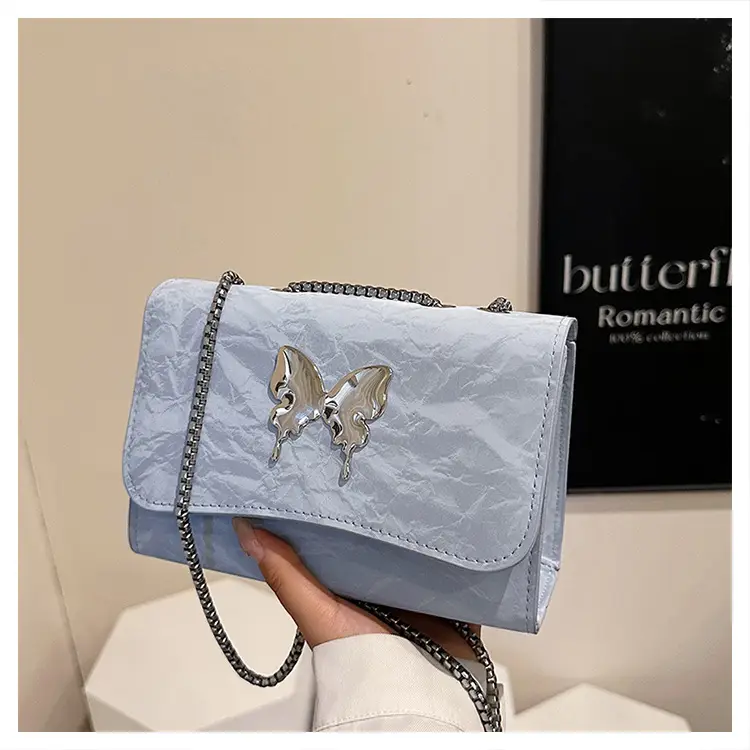 White Butterfly Bow Chain Shoulder Bag for Women — feature 29