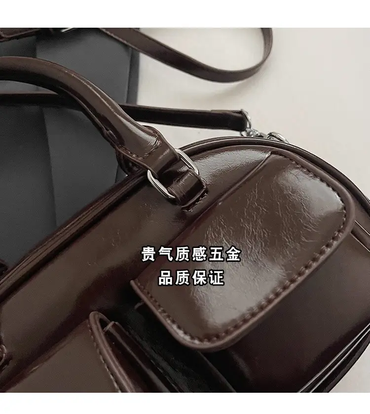 2025 Women's Beige PU Shoulder Bag with Two Pockets — feature 10