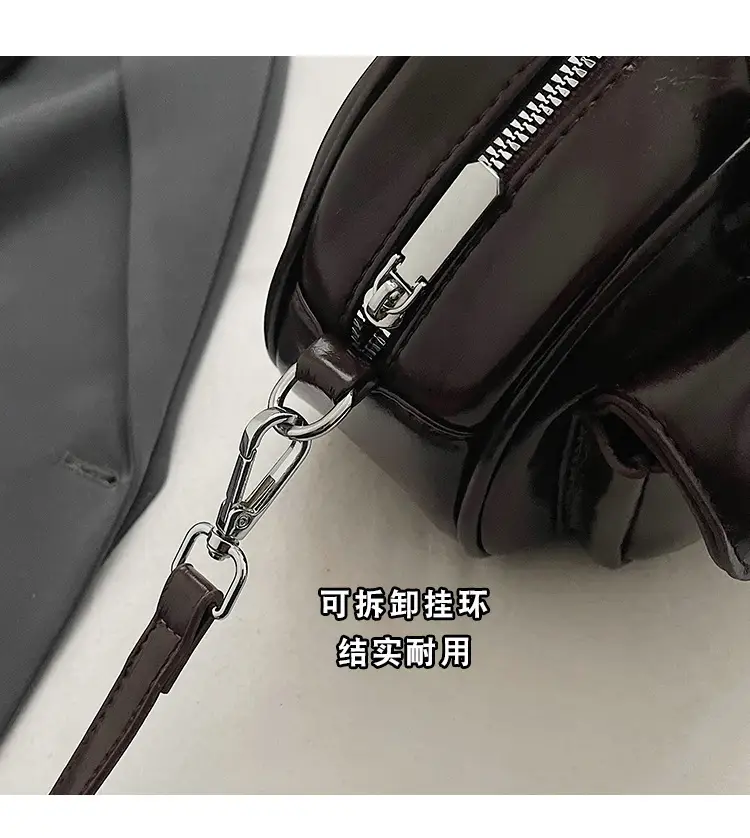 2025 Women's Beige PU Shoulder Bag with Two Pockets — feature 12