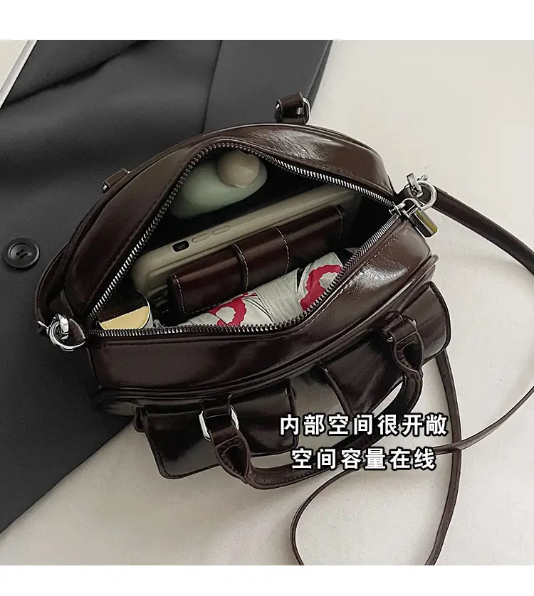 2025 Women's Beige PU Shoulder Bag with Two Pockets — feature 15