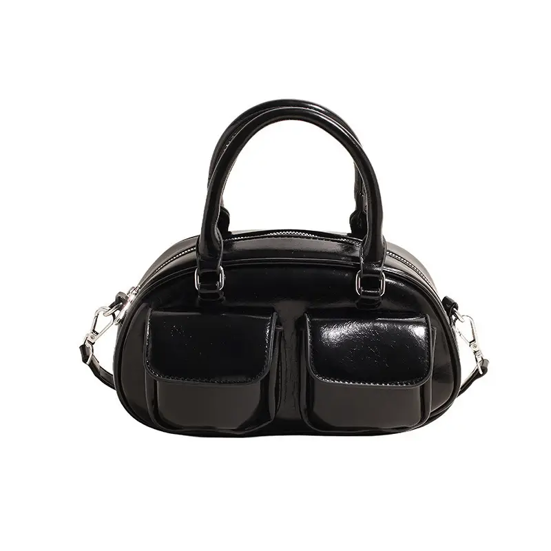 2025 Women's Beige PU Shoulder Bag with Two Pockets — feature 4