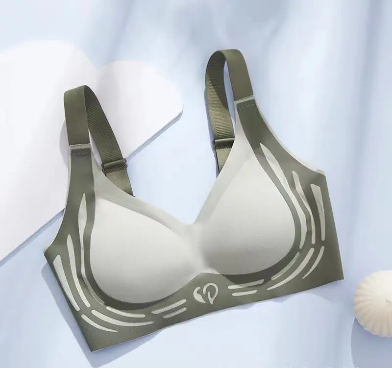 Cross-Border Large Size Seamless Push-Up Bra for Women