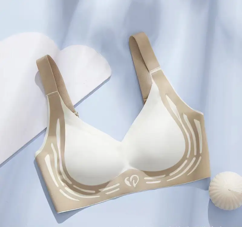 Cross-Border Large Size Seamless Push-Up Bra for Women