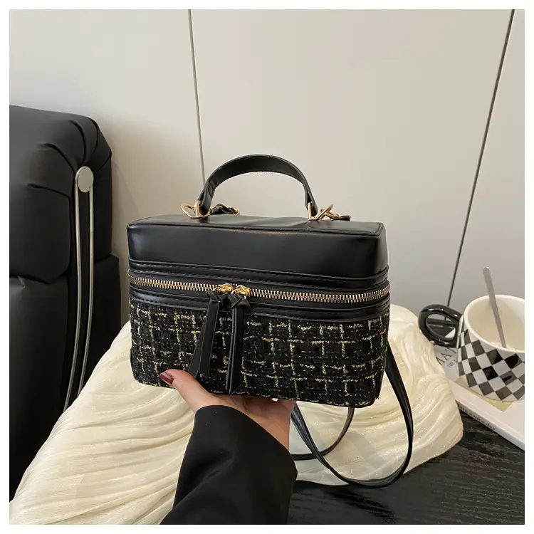 Red Plaid Woolen Crossbody Bag for Women 2025 — feature 22