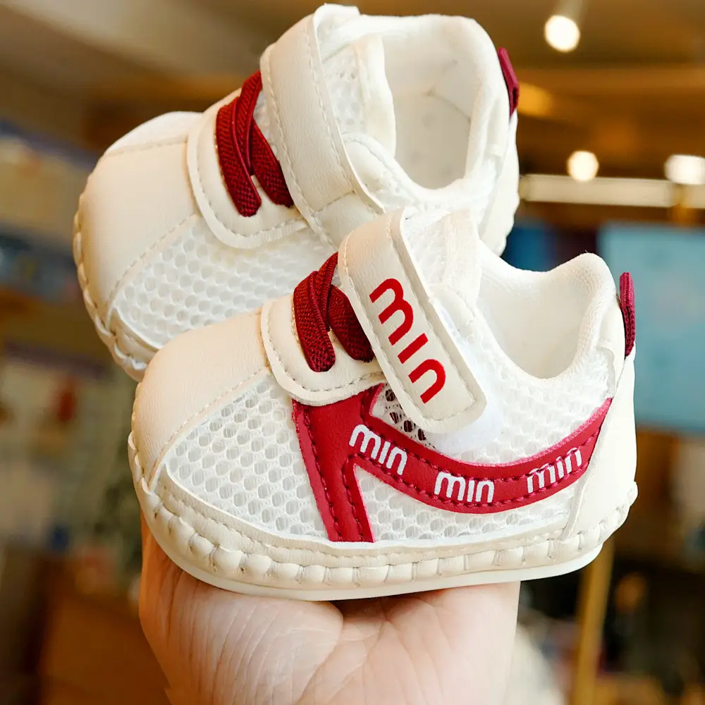 Baby Shoes Soft Sole Non-Slip Summer Single Mesh Sandals 0-1Y