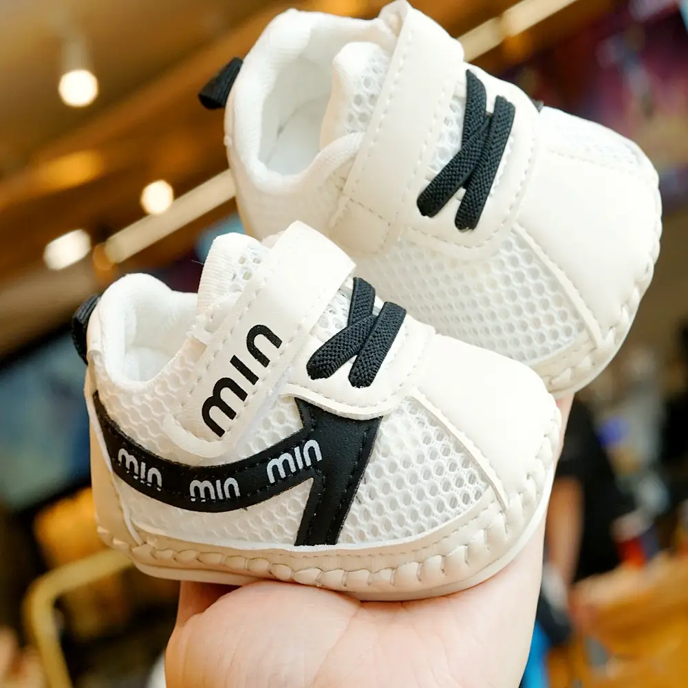Baby Shoes Soft Sole Non-Slip Summer Single Mesh Sandals 0-1Y