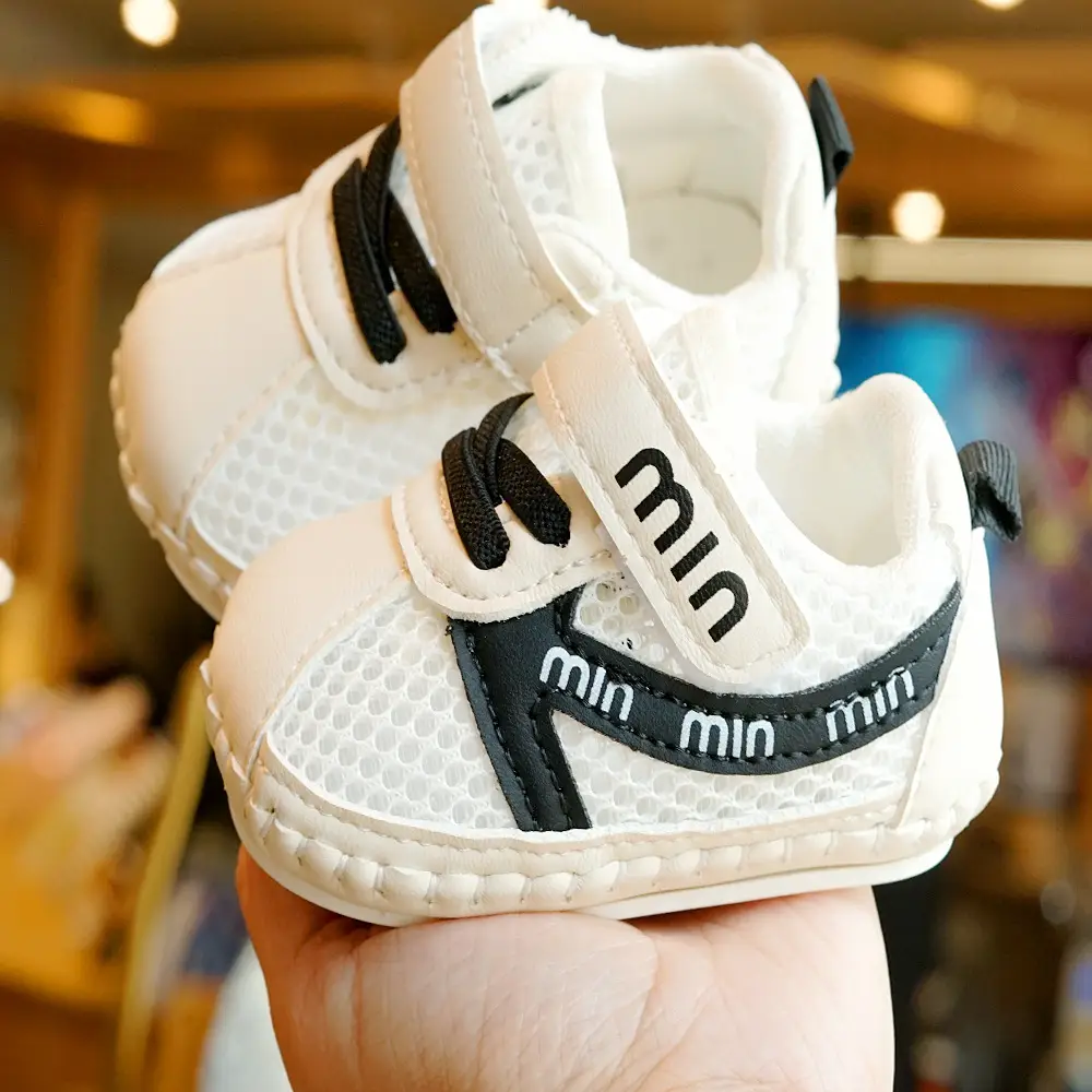Baby Shoes Soft Sole Non-Slip Summer Single Mesh Sandals 0-1Y