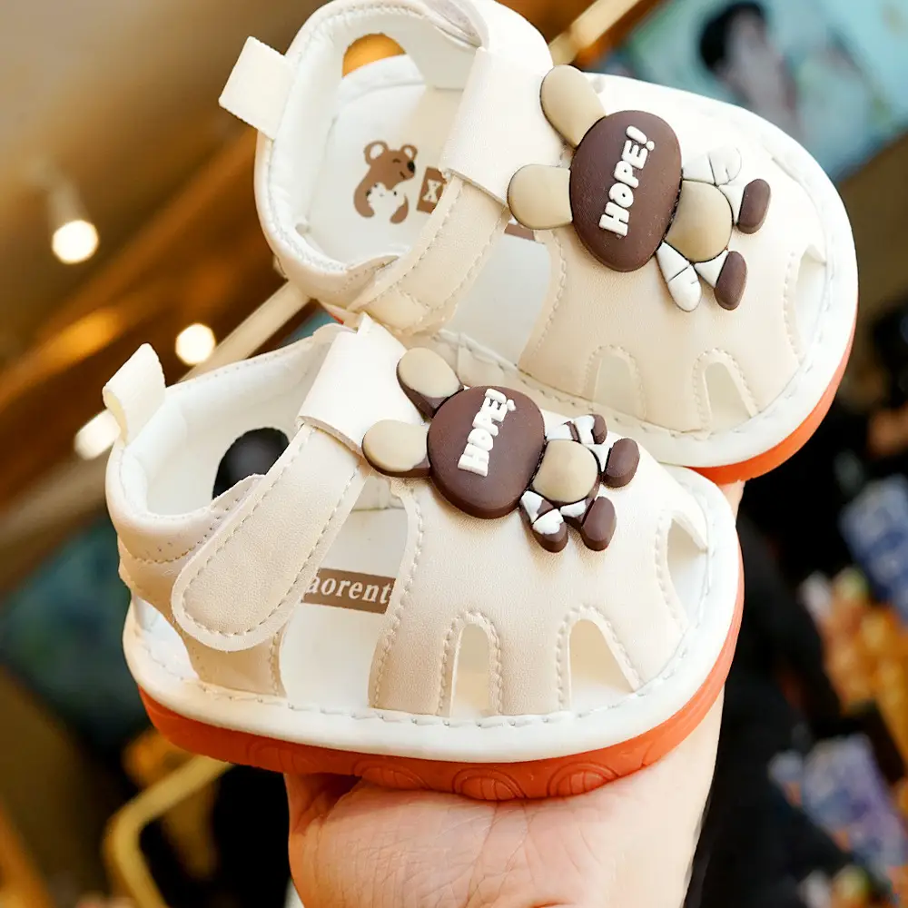 Toddler Sandals Pink Bow Non-Slip 1-2Y - Image 4