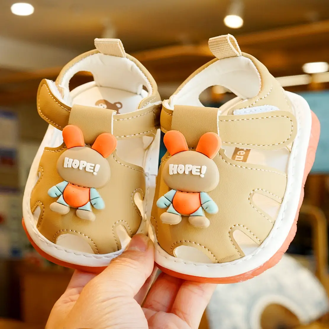 Toddler Sandals Pink Bow Non-Slip 1-2Y - Image 6