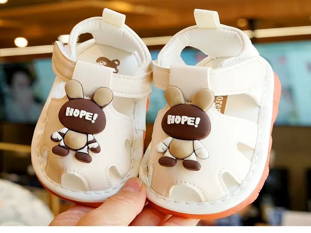 Toddler Sandals Pink Bow Non-Slip 1-2Y β feature 3