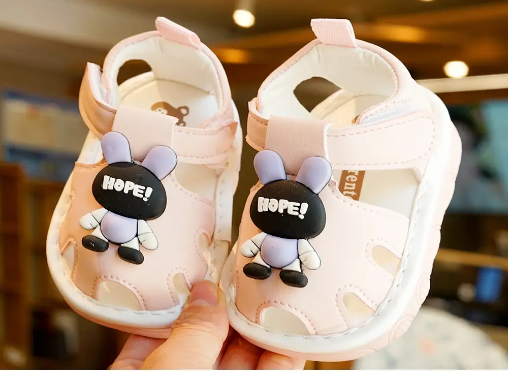 Toddler Sandals Pink Bow Non-Slip 1-2Y β feature 5