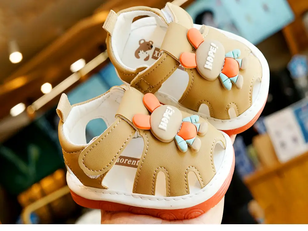 Toddler Sandals Pink Bow Non-Slip 1-2Y β feature 8