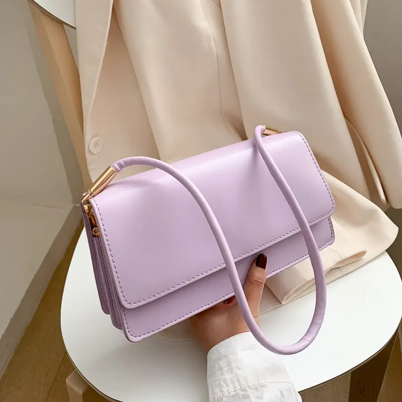Light Purple One-Shoulder Women's Crossbody Bag - Image 5