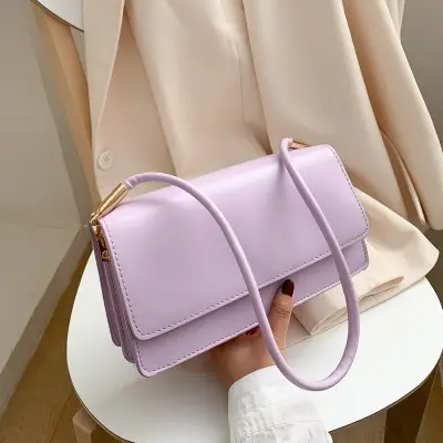 Light Purple One-Shoulder Women's Crossbody Bag - Image 2