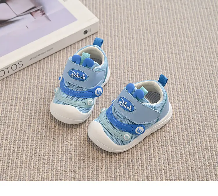 Blue Caterpillar Soft Sole Baby Shoes for Girls β feature 10