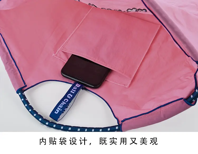 New Ins Style Embroidered Green Shopping Bag — feature 6