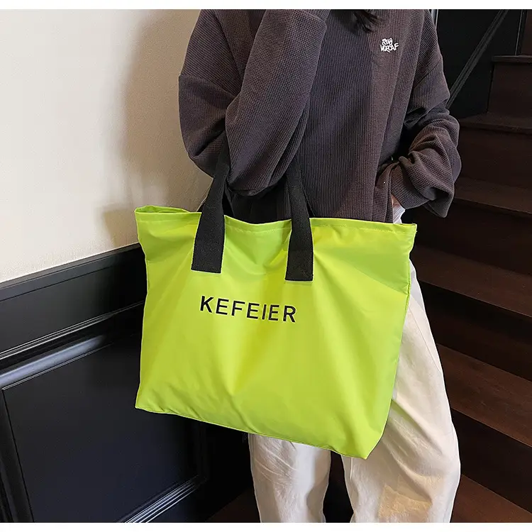 2026 Green Oxford Shoulder Bag Large Capacity Casual Tote — feature 20