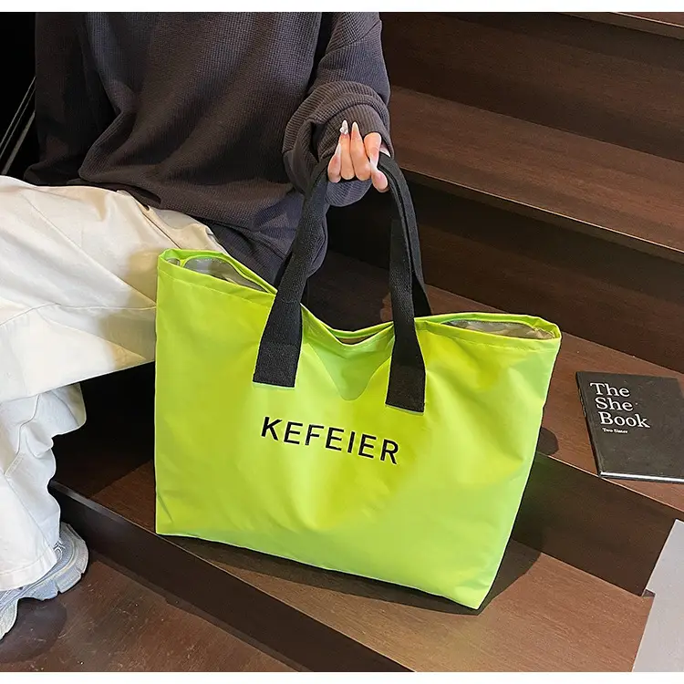 2026 Green Oxford Shoulder Bag Large Capacity Casual Tote — feature 21