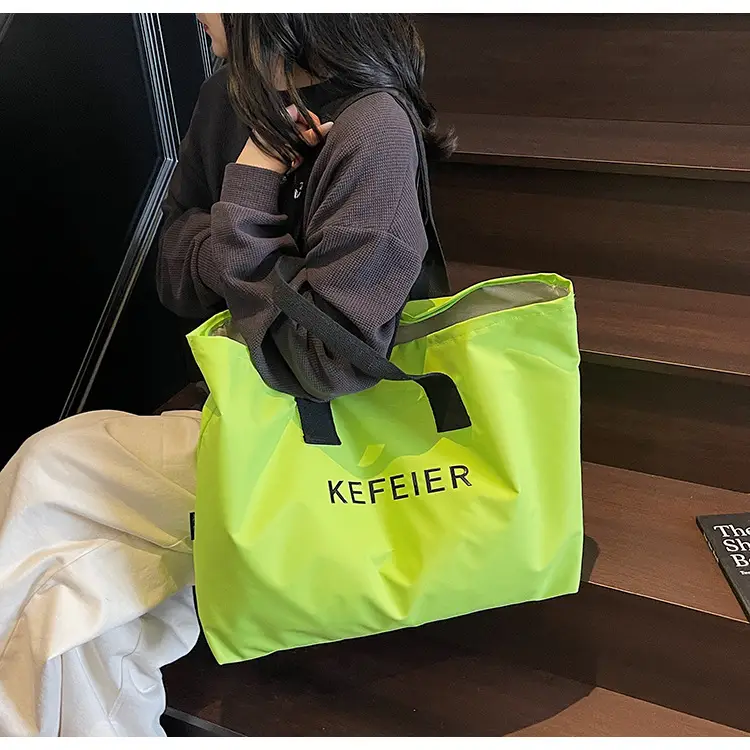 2026 Green Oxford Shoulder Bag Large Capacity Casual Tote — feature 22
