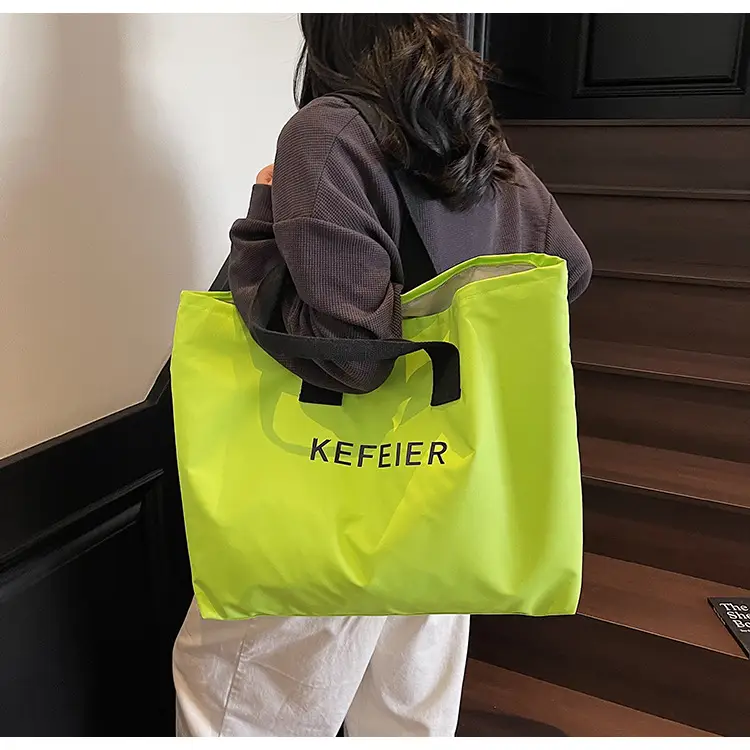 2026 Green Oxford Shoulder Bag Large Capacity Casual Tote — feature 23