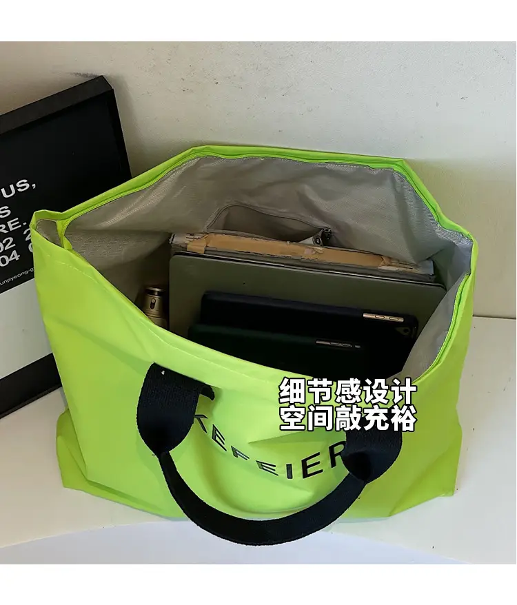 2026 Green Oxford Shoulder Bag Large Capacity Casual Tote — feature 6