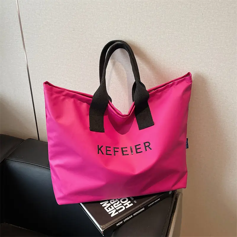 2026 Green Oxford Shoulder Bag Large Capacity Casual Tote - Image 3