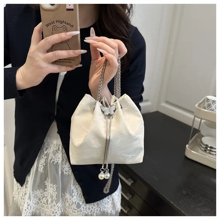 Retro Casual Shoulder Bag with Chain Strap, Large Capacity, 2025 Fashion — feature 9