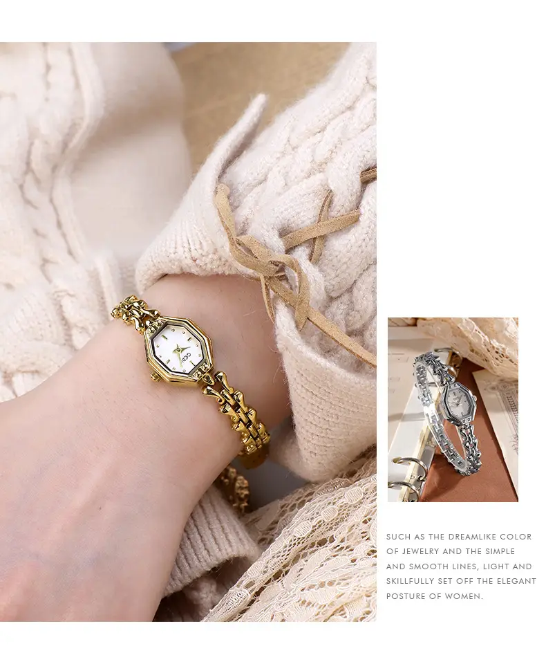 Cedi Gold Octagon Women's Quartz Watch — feature 11