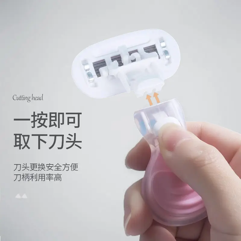 Cross-border foreign trade shaving knife ladies special body leg hair shaving armpit private parts shaving device 5 layer head hair removal knife